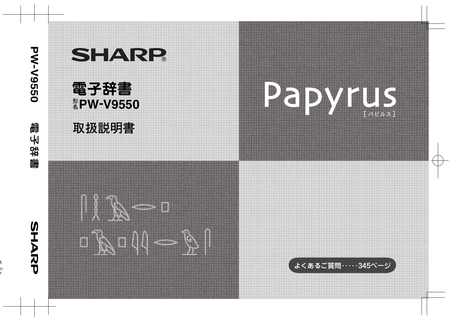 Sharp PW-V9550 User Manual