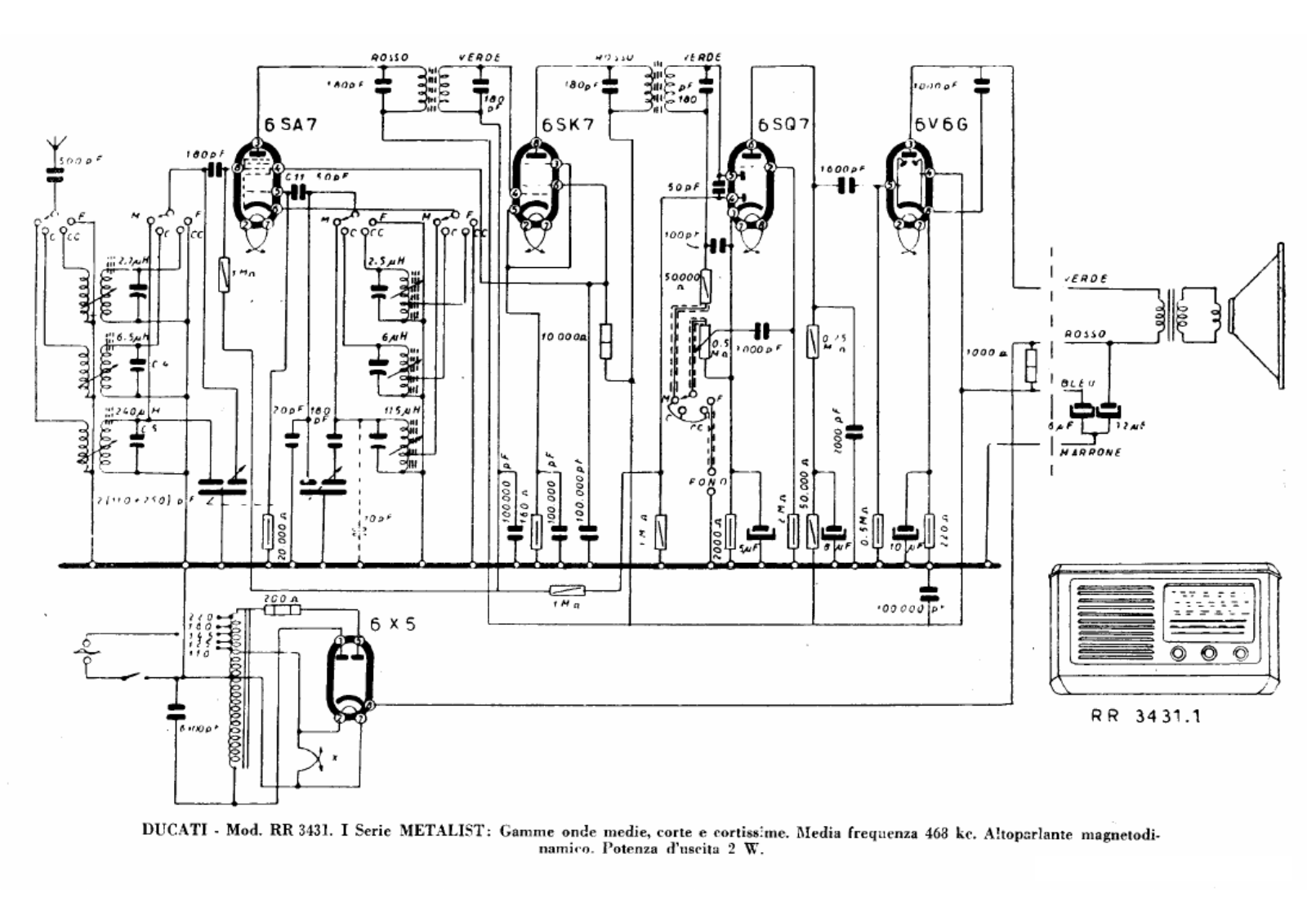 Ducati rr3431 schematic