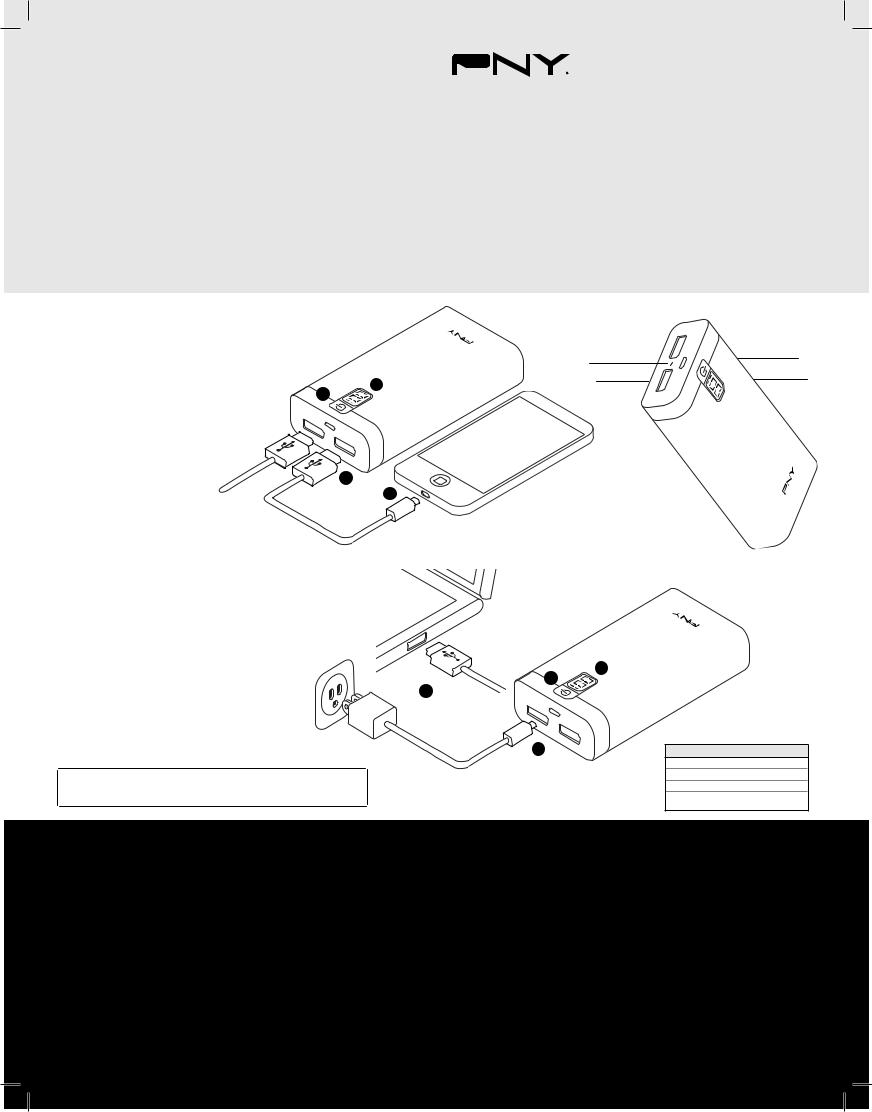 PNY PowerPack 7800 User Manual