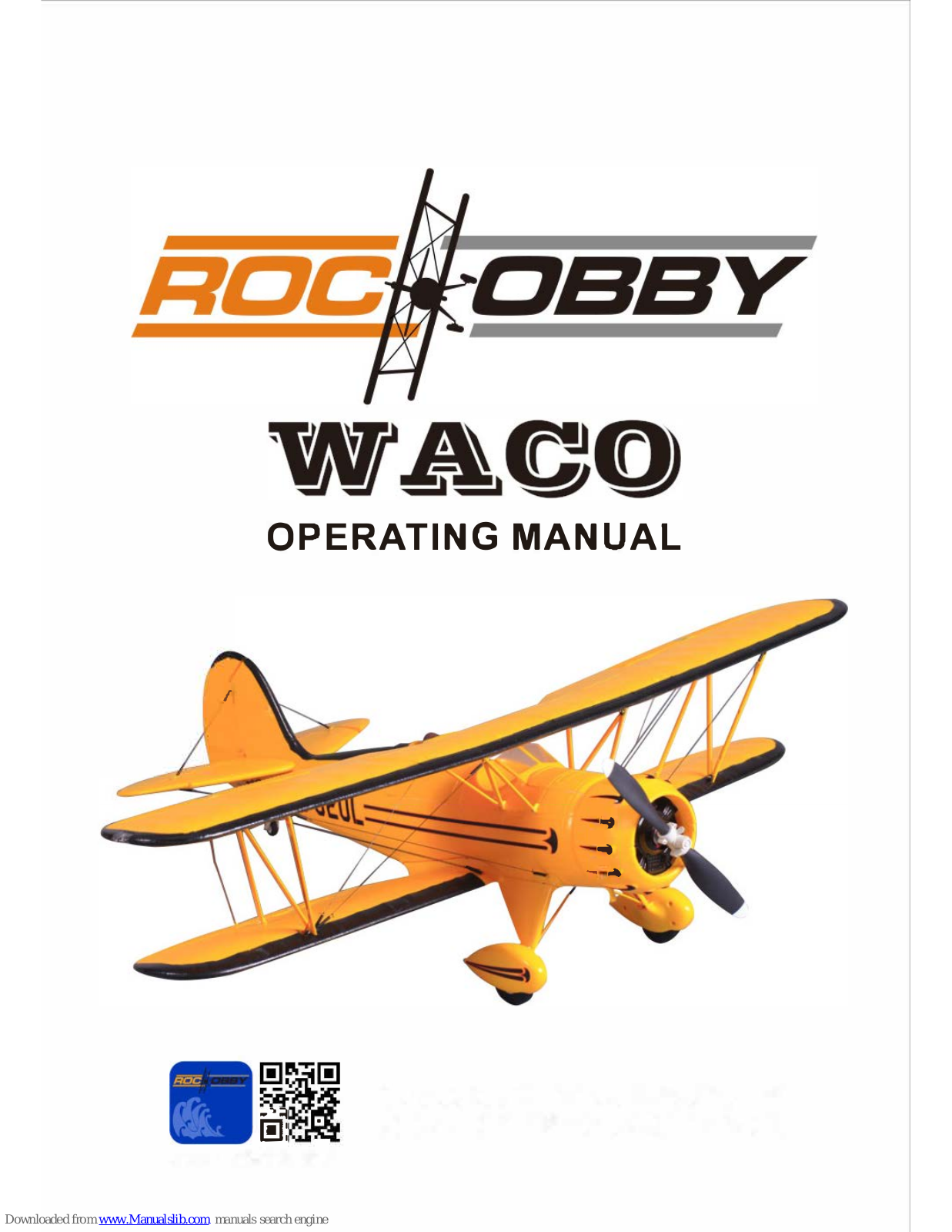 Roc Hobby WACO Operating Manual - ManualMachine.com