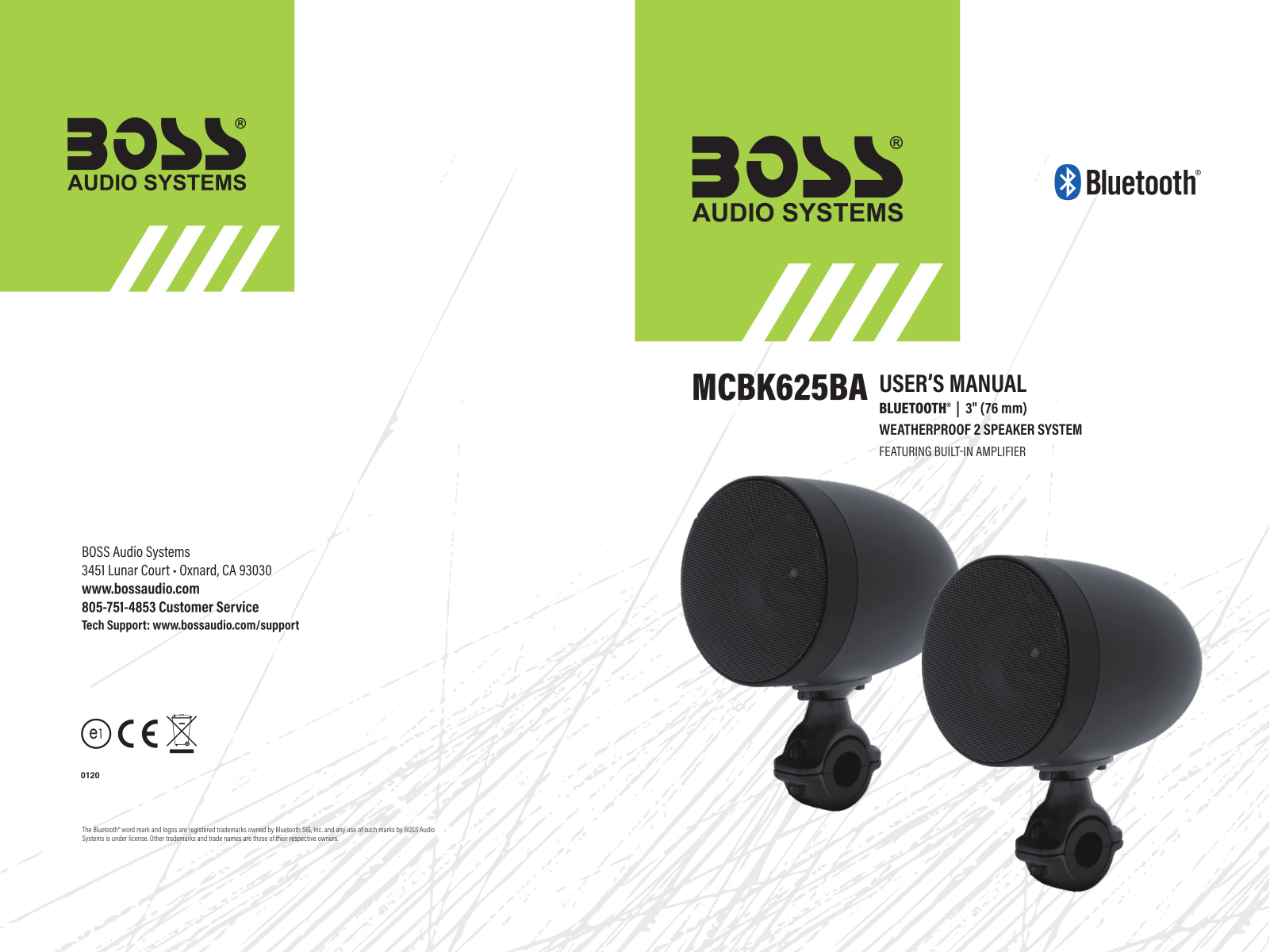 BOSS MCBK625BA User Manual