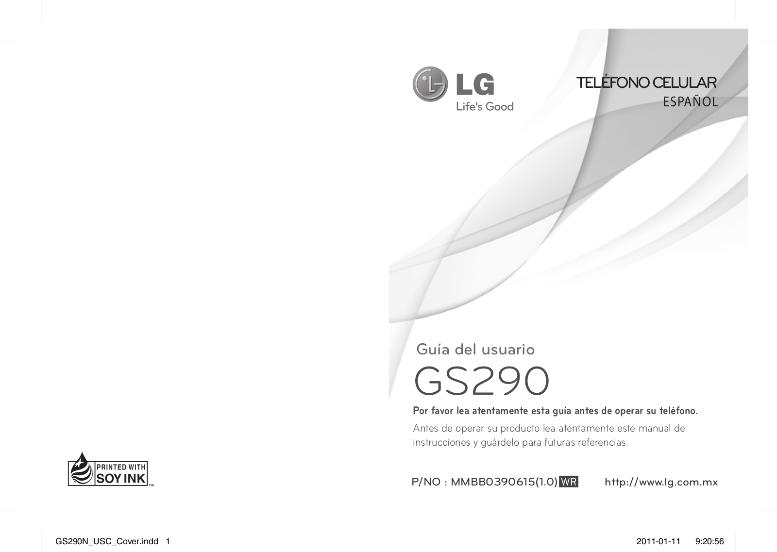 LG GS290N User manual