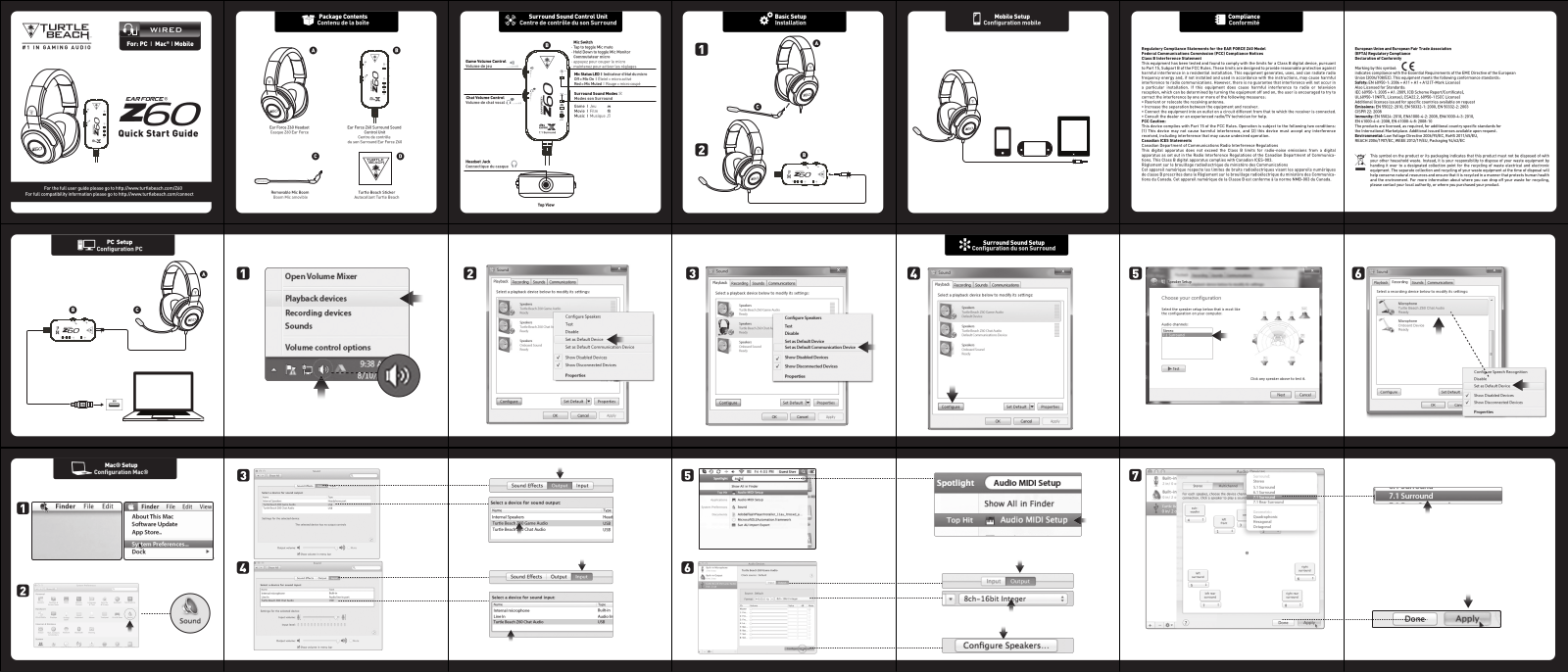 Turtle beach EAR Force Z60 User Manual