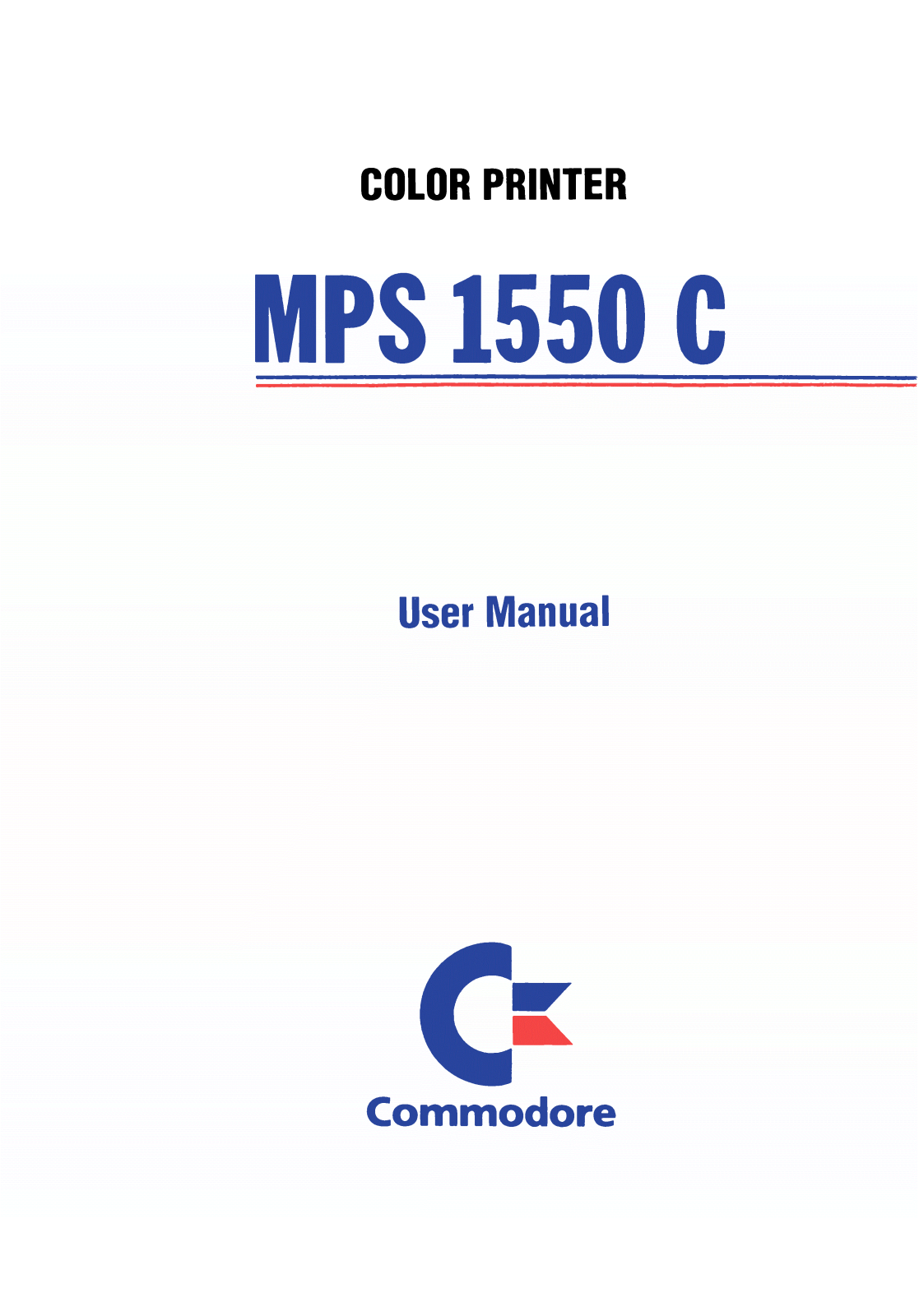 Commodore MPS1550C a - ManualMachine.com
