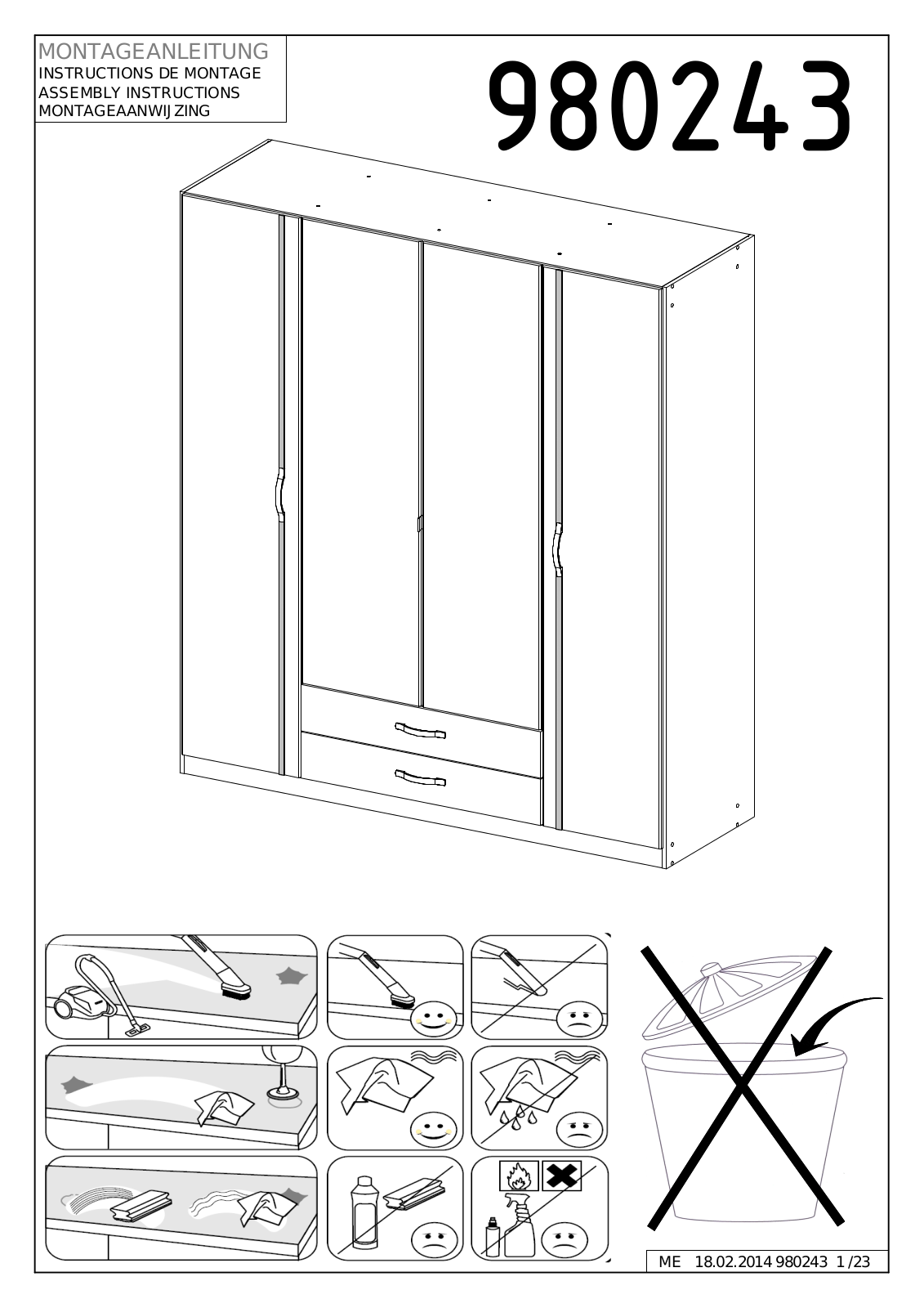 Wimex 980829 Assembly instructions