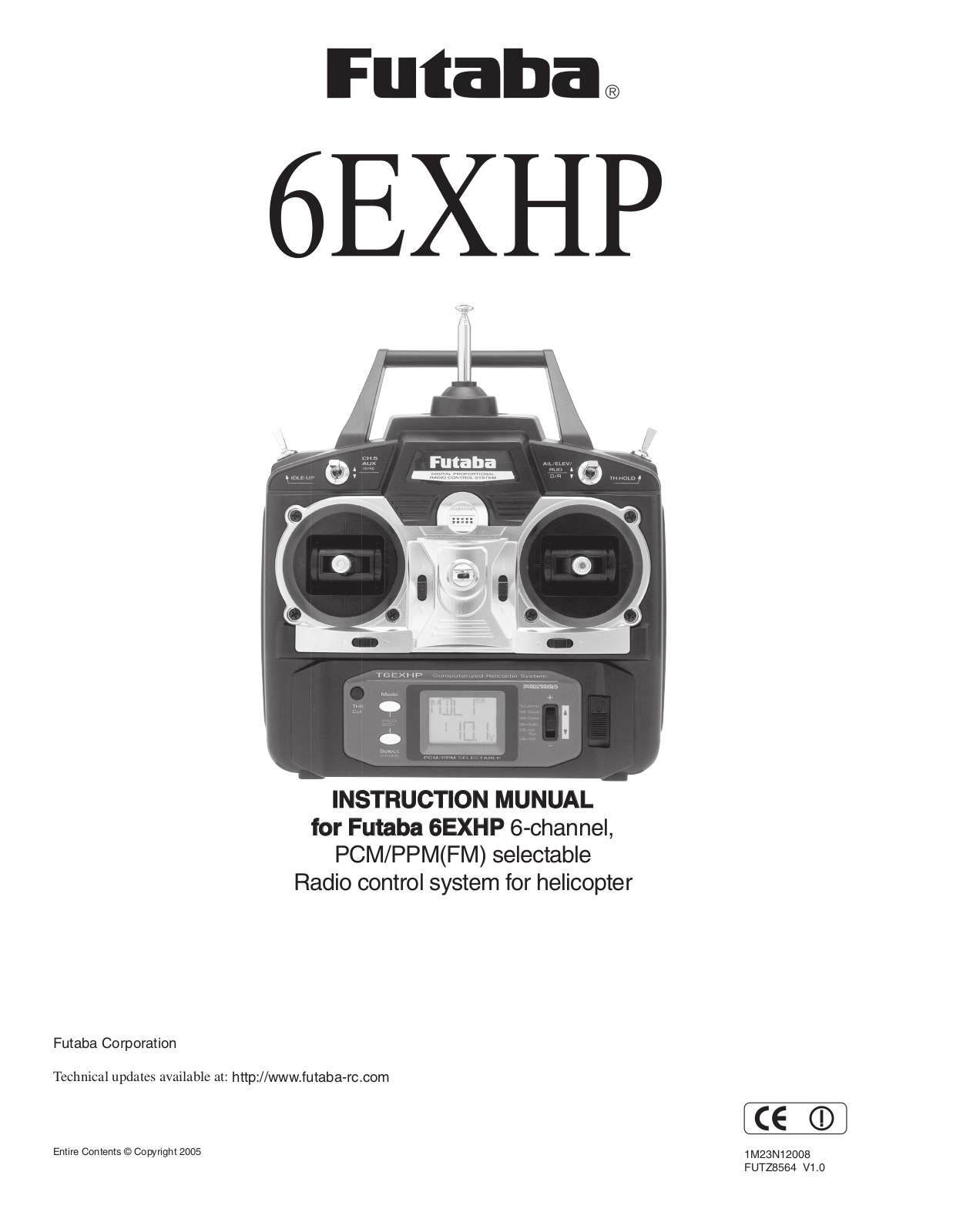 Futaba 6EXHP User Manual