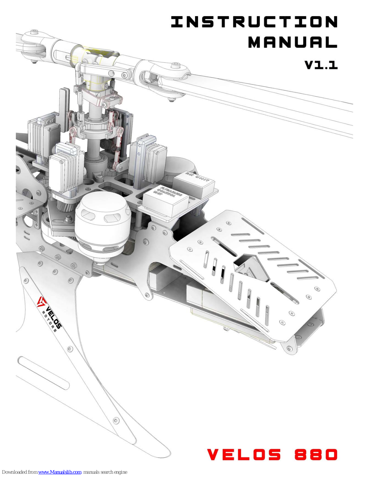 VELOS ROTORS VELOS 880 Instruction Manual