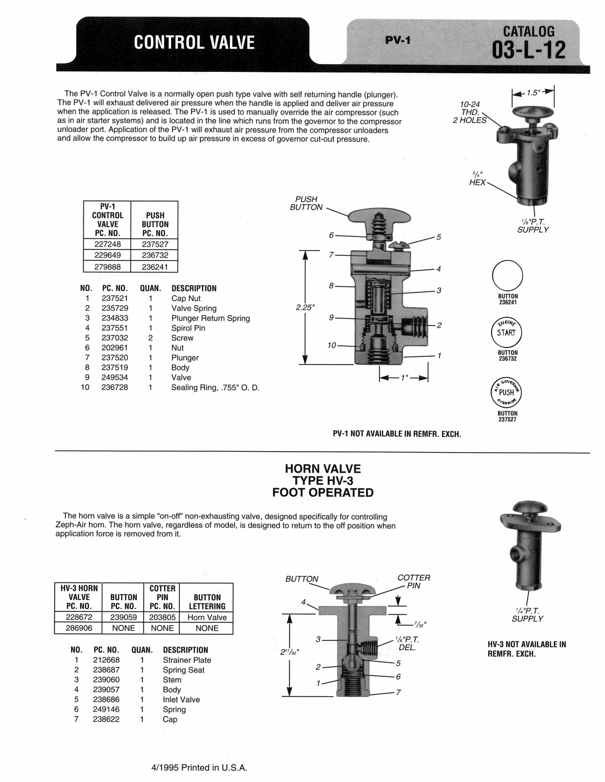 BENDIX 03-L-12 User Manual