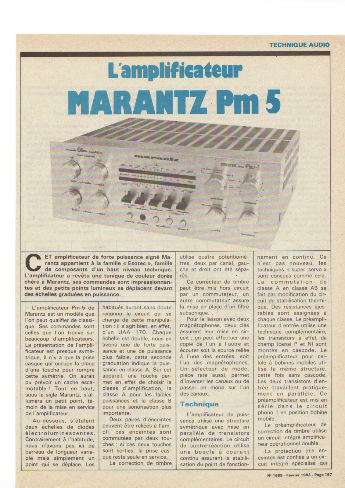 Marantz PM-5 Schematic