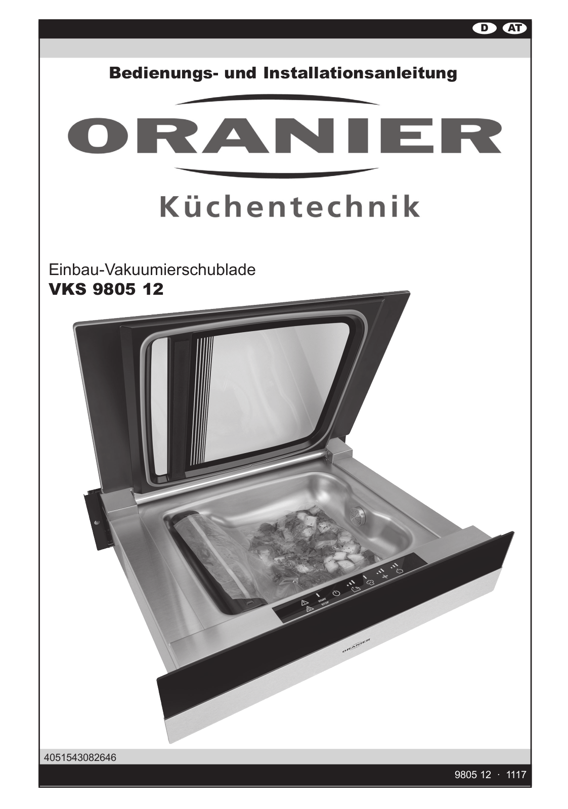 Oranier VKS 9805 operation manual