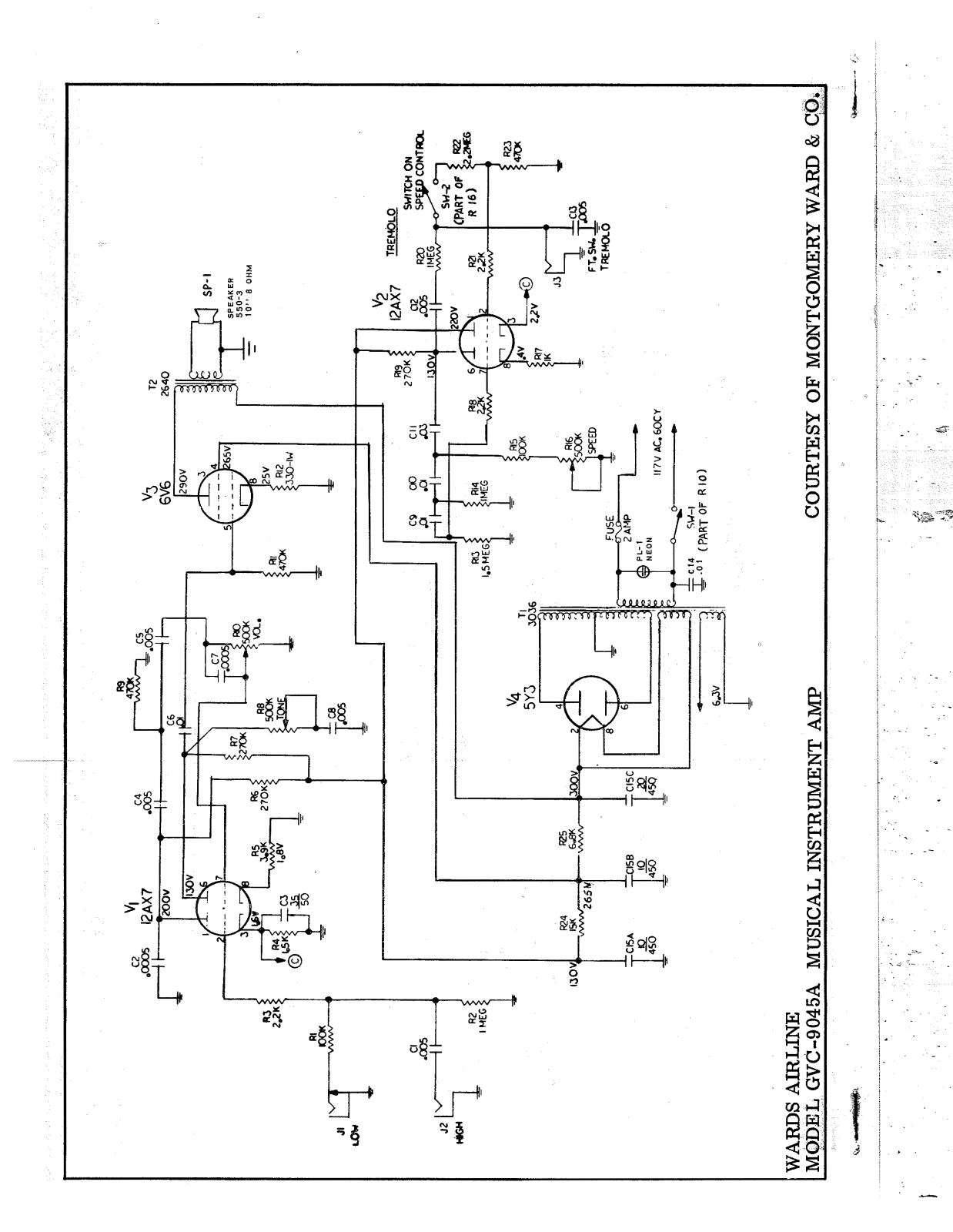 Airline Wards gvc 9045a schematic - ManualMachine.com
