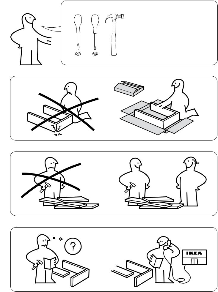 Ikea 70182308, 70116846, S69885535, S79010652, S29885467 Assembly instructions