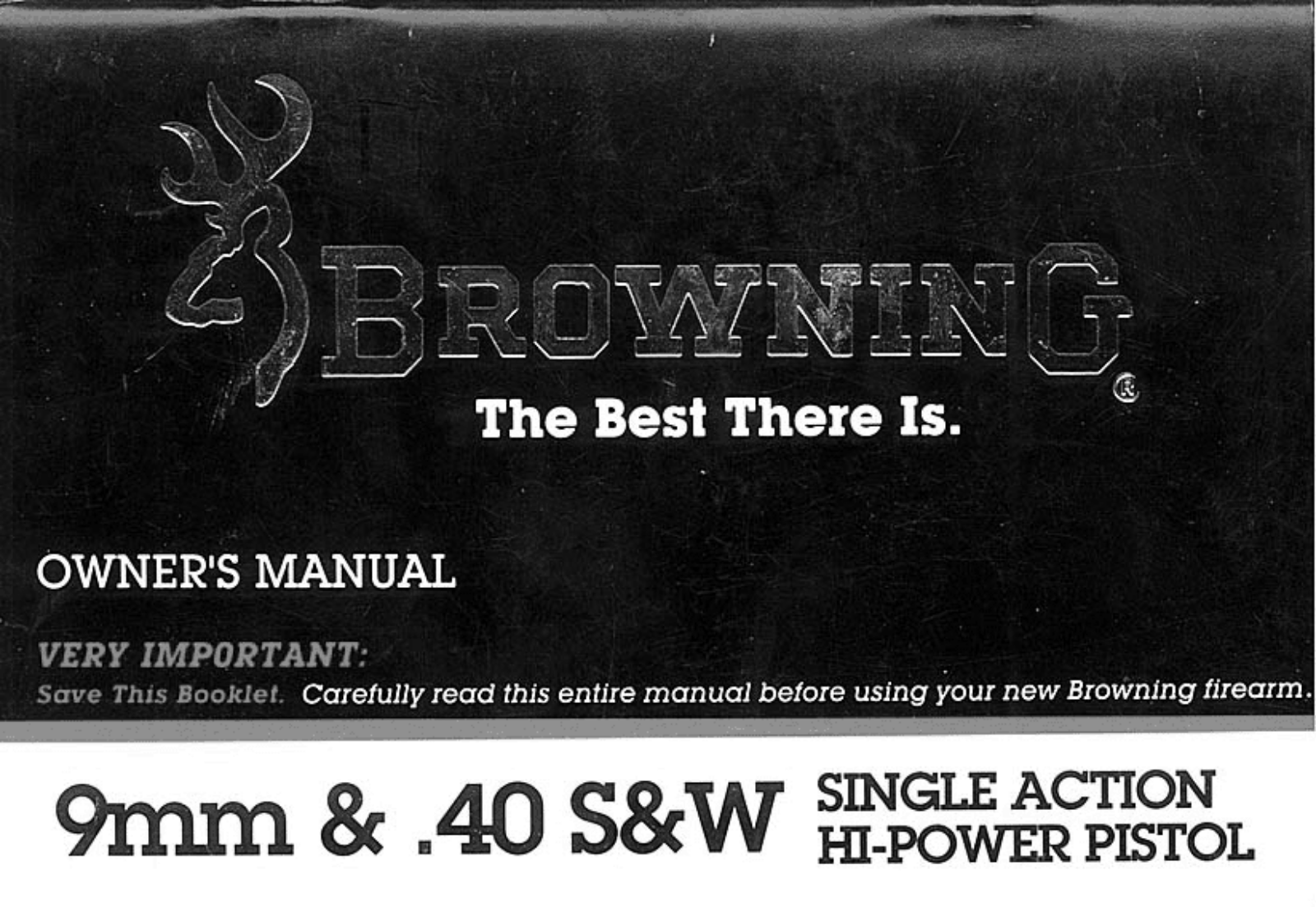 Browning Hi-Power Owner's Manual