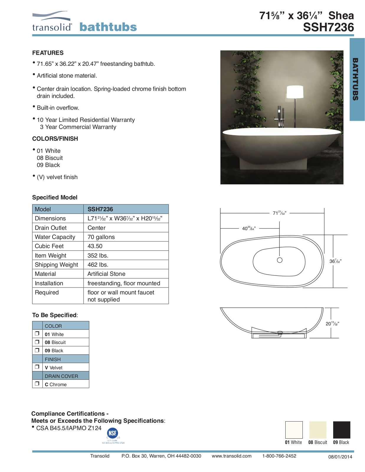 Transolid TRMB1113 Specifications - ManualMachine.com