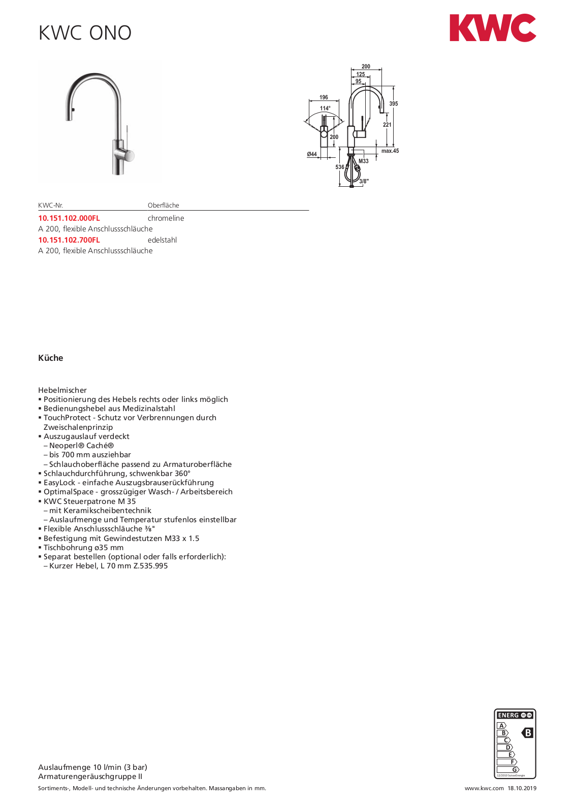 Franke 10.151.102.700FL Service Manual