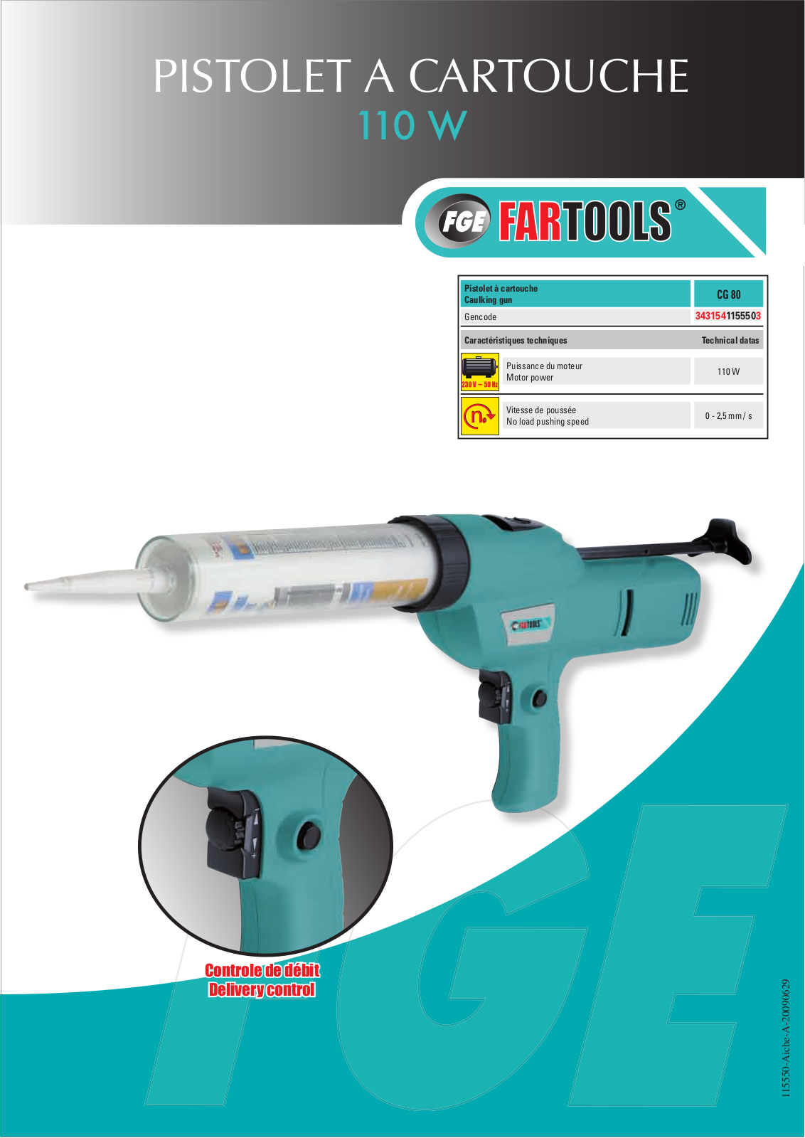 FARTOOLS CG 80 User Manual