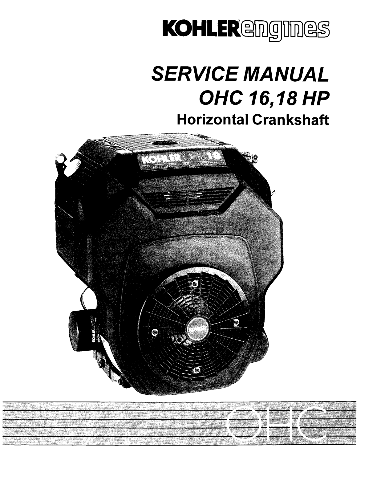 Kohler TH520, TH650, TH575 User Manual