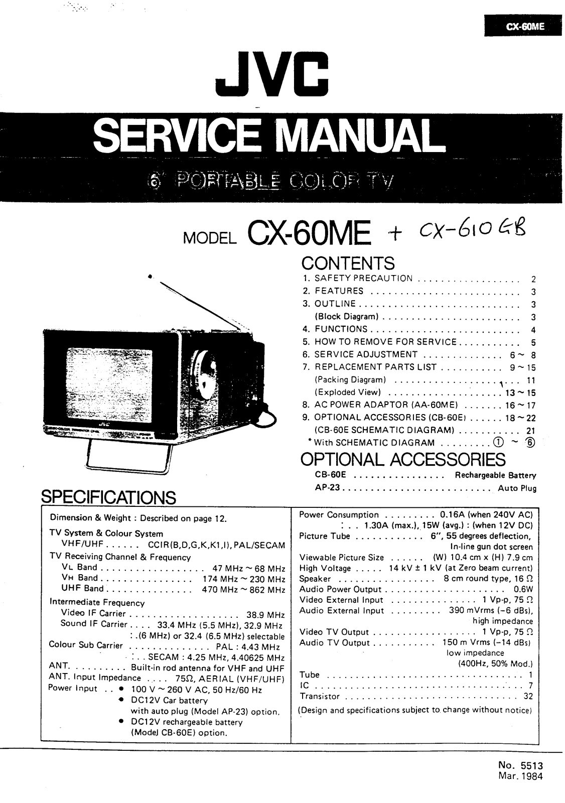 JVC CX-60ME Service Manual