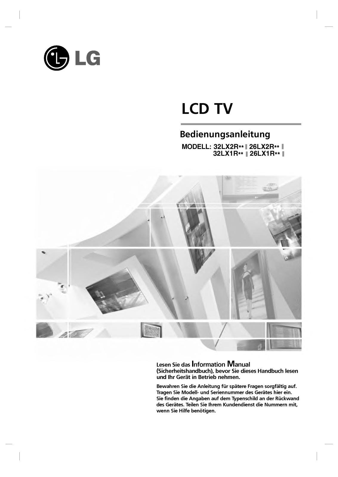 Lg 32LX1R User Manual