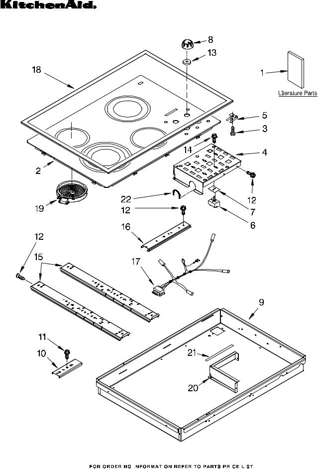 KitchenAid KECC506RWH03 Parts List