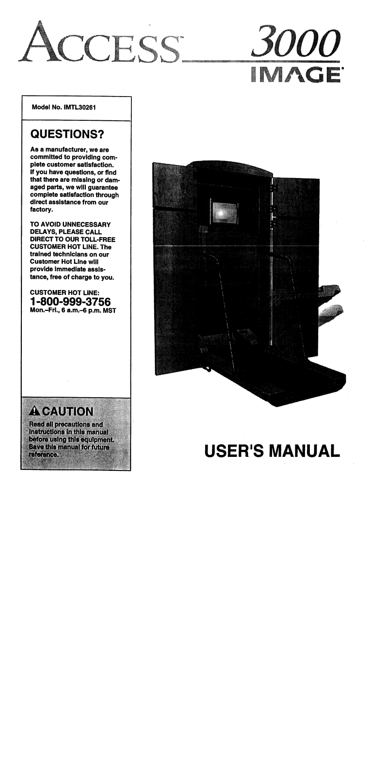 Image IMTL30261 Owner's Manual