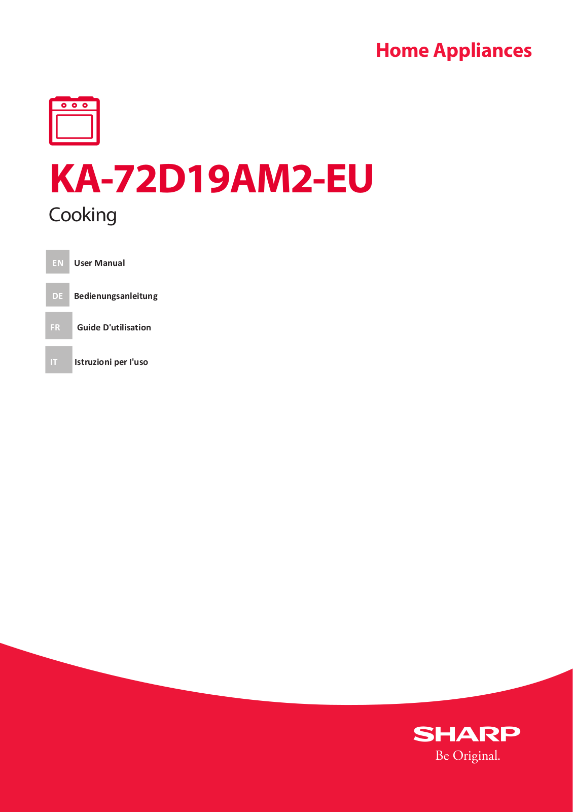 Sharp KA-72D19AM2-EU operation manual