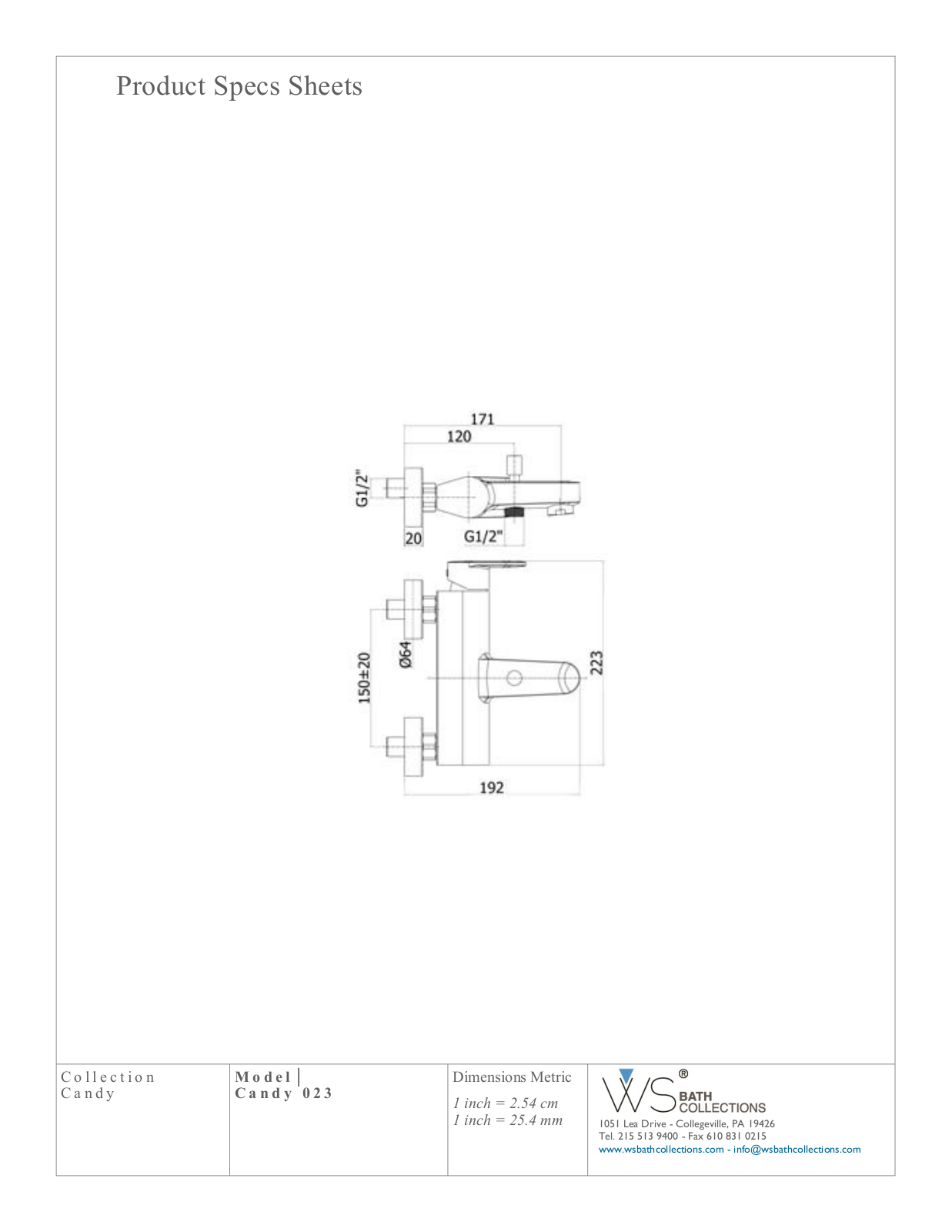 WS Bath Collections WSO3087 Specifications - ManualMachine.com