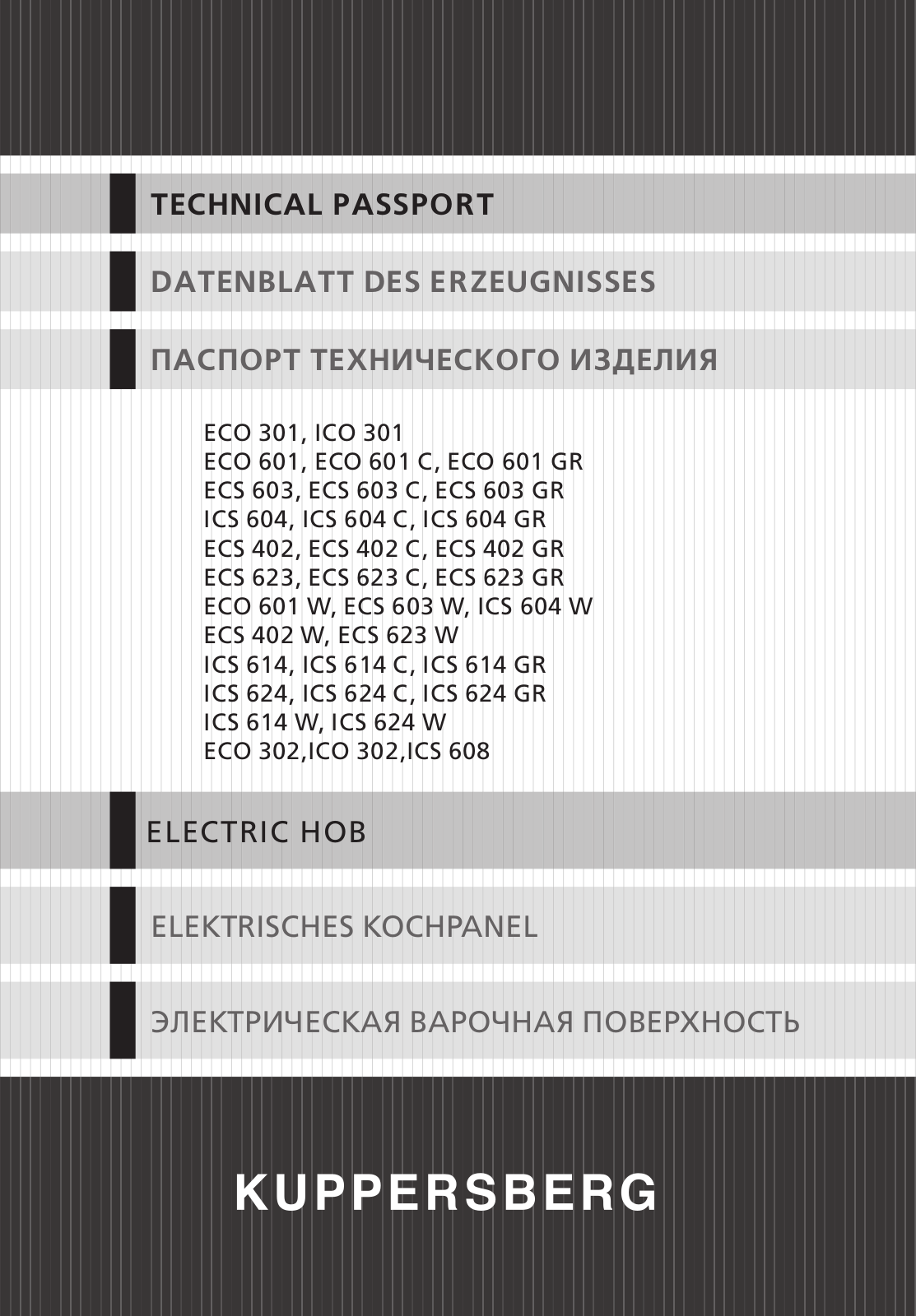 Kuppersberg ICO 302 User manual