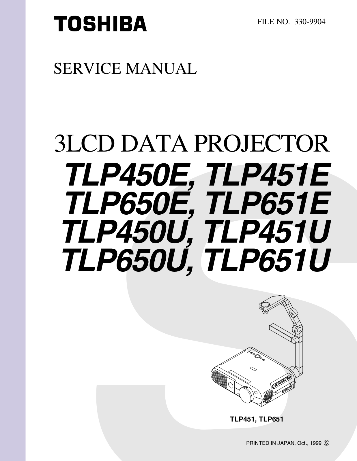 Toshiba TLP450, TLP451, TLP650, TLP651 Schematic