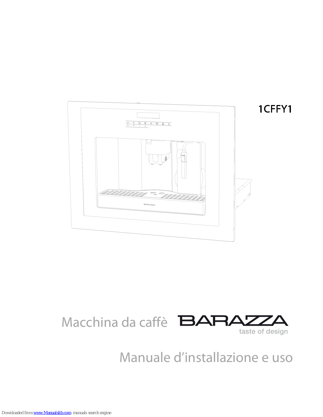 Barazza 1CFFY User Manual