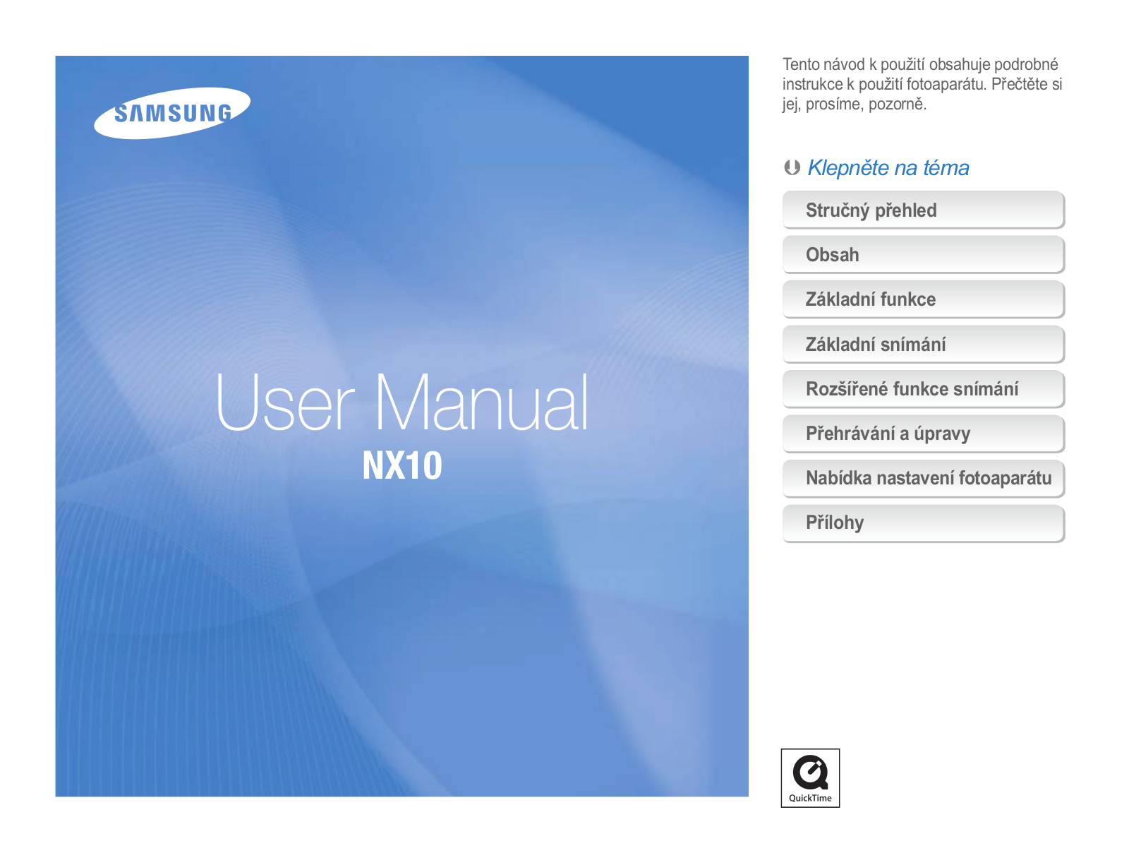 Samsung NX-10 User Manual