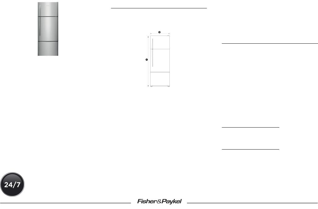 Fisher Paykel E415HRX3 User Manual