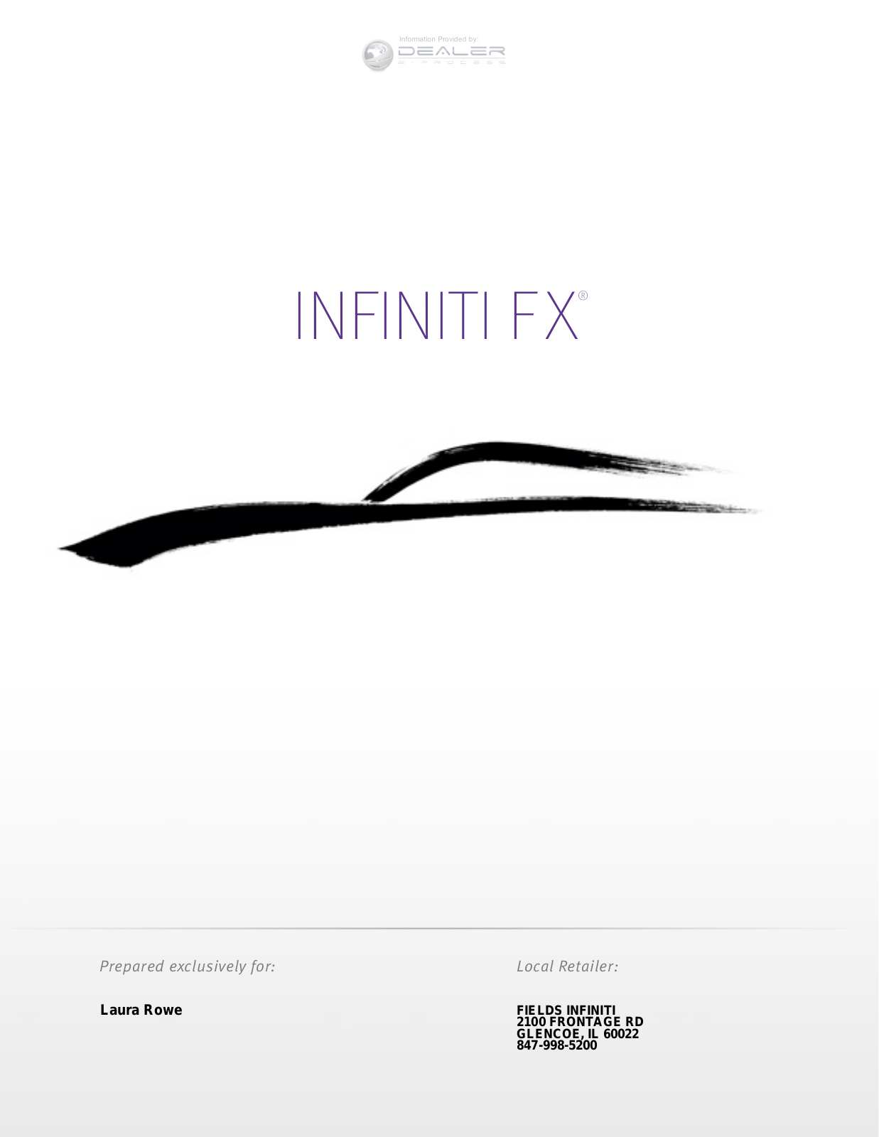 Infiniti Fx 2012 Owner's Manual