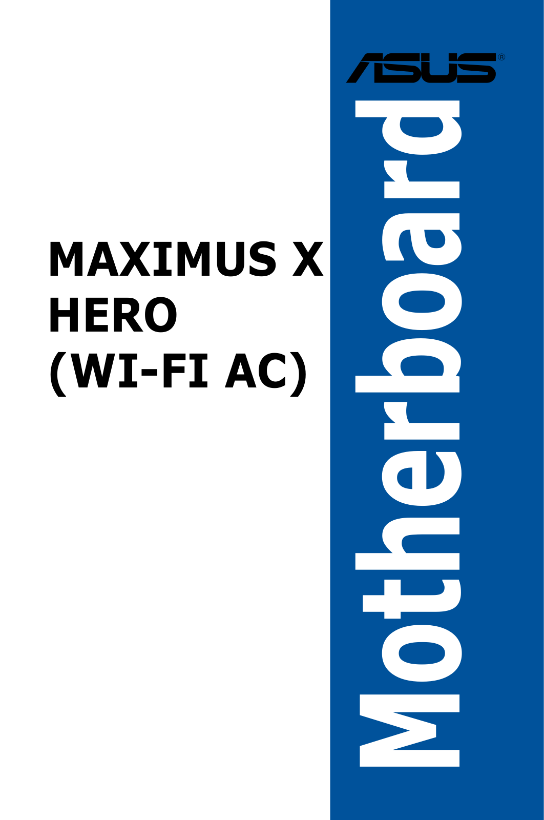 ASUSTeK COMPUTER WI-FI AC, MAXIMUS X HERO User Manual