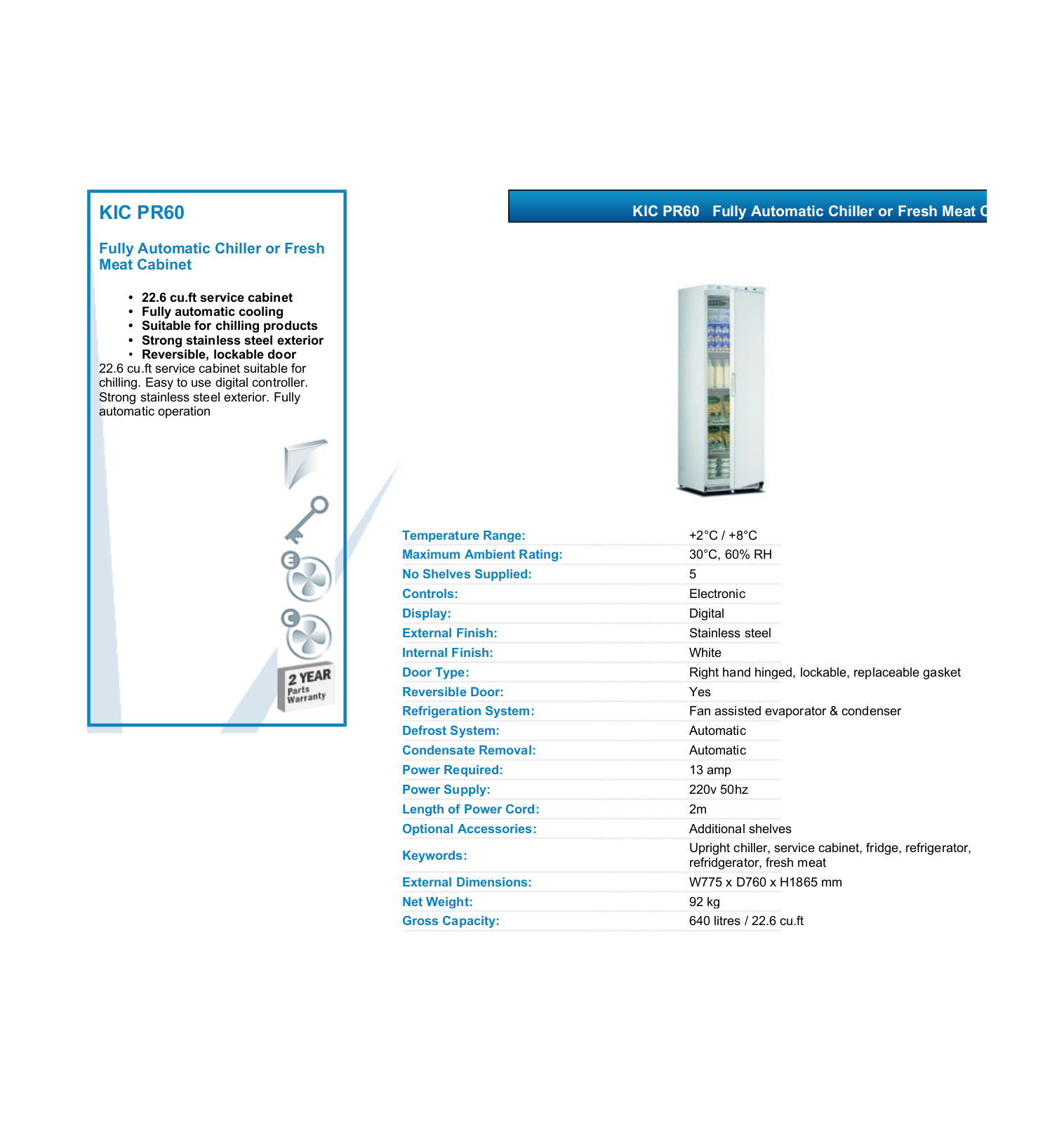 Valera KIC PR60 DATASHEET