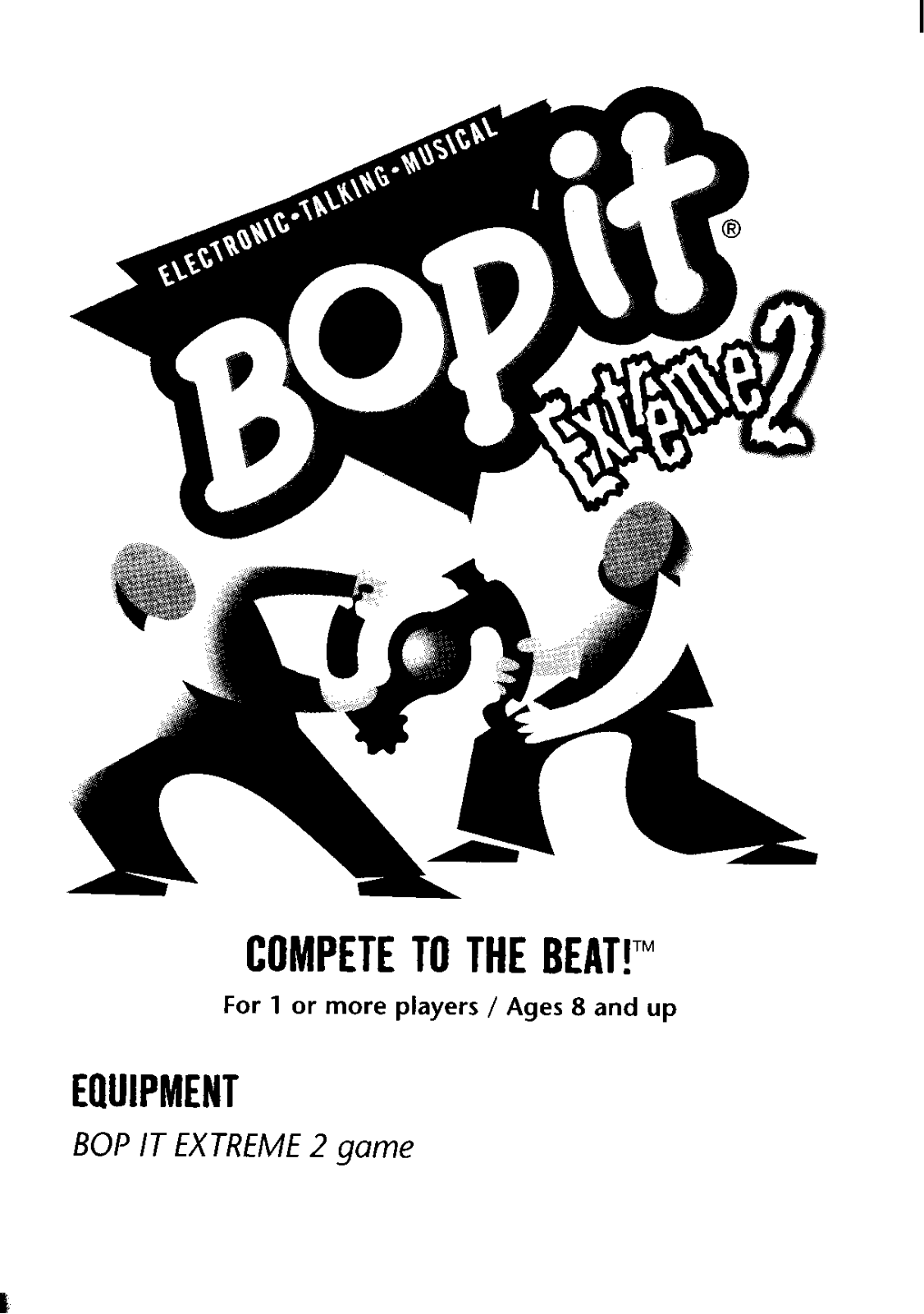 HASBRO Bop It Extreme 2 User Manual