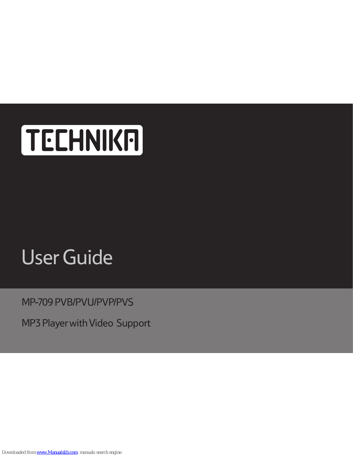 Technika MP-709 PVB, MP-709 PVU, MP-709 PVP, MP-709 PVS User Manual