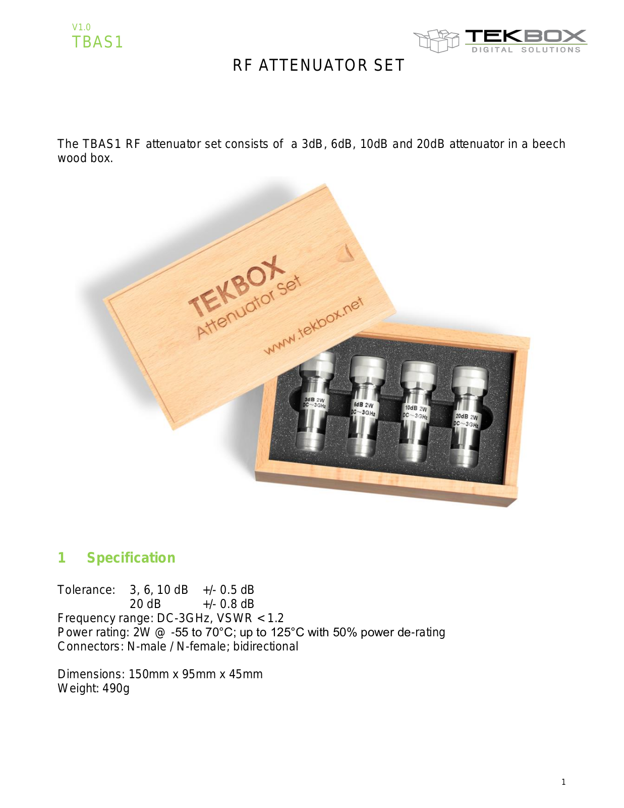 Tekbox TBAS1 User guide - ManualMachine.com