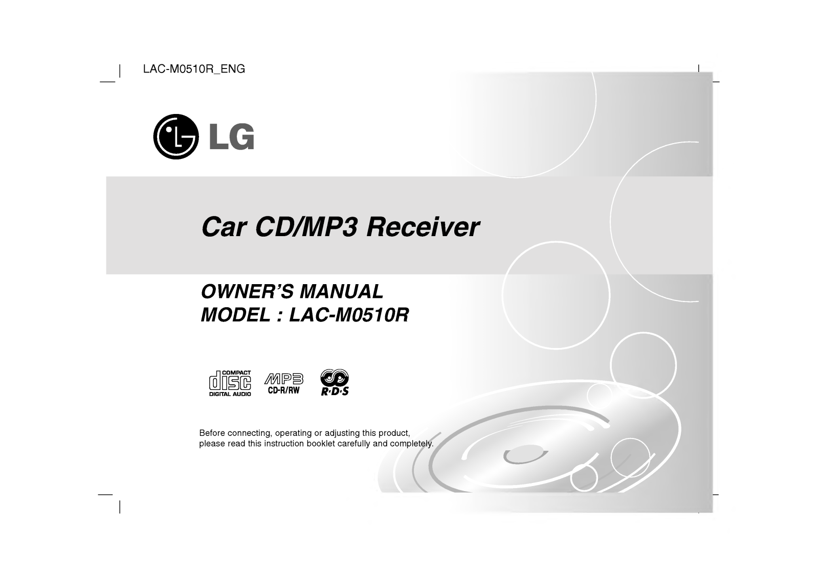 LG LAC-M0510RP User Manual