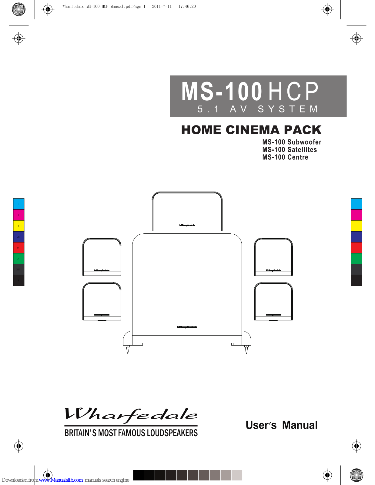 Wharfedale Pro MS-100 HCP User Manual