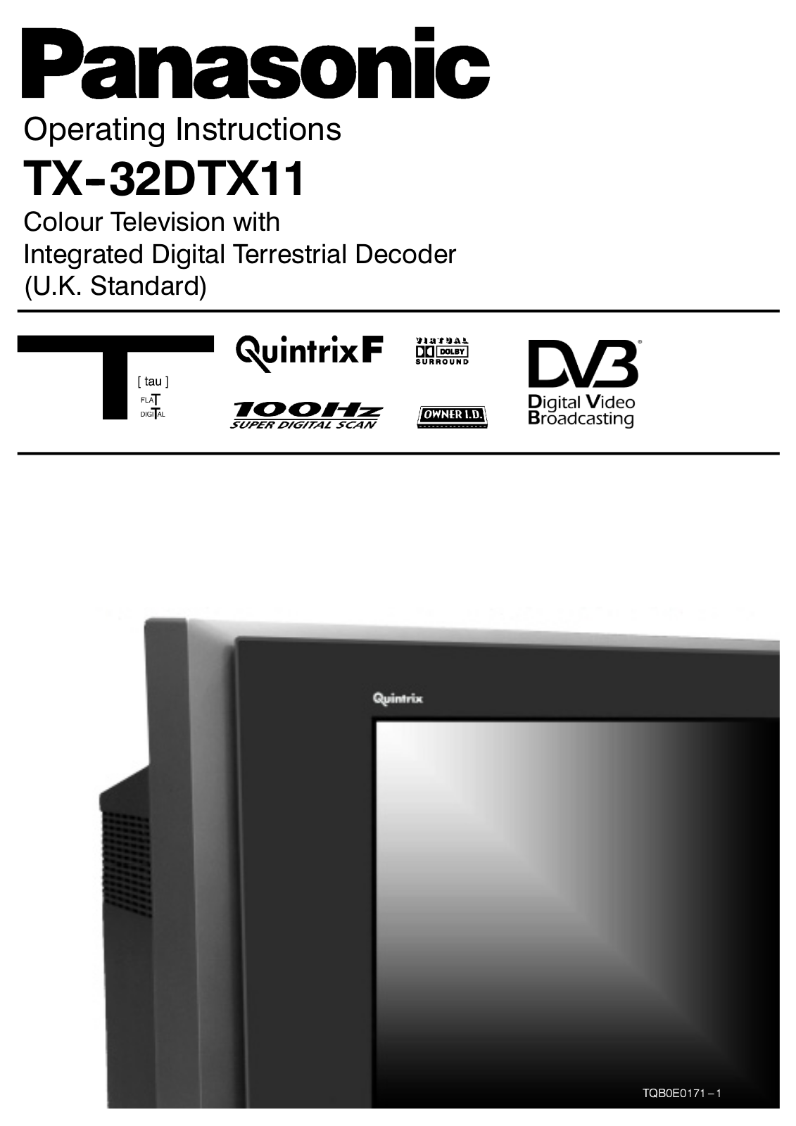 Panasonic TX32DTX-11 User Manual