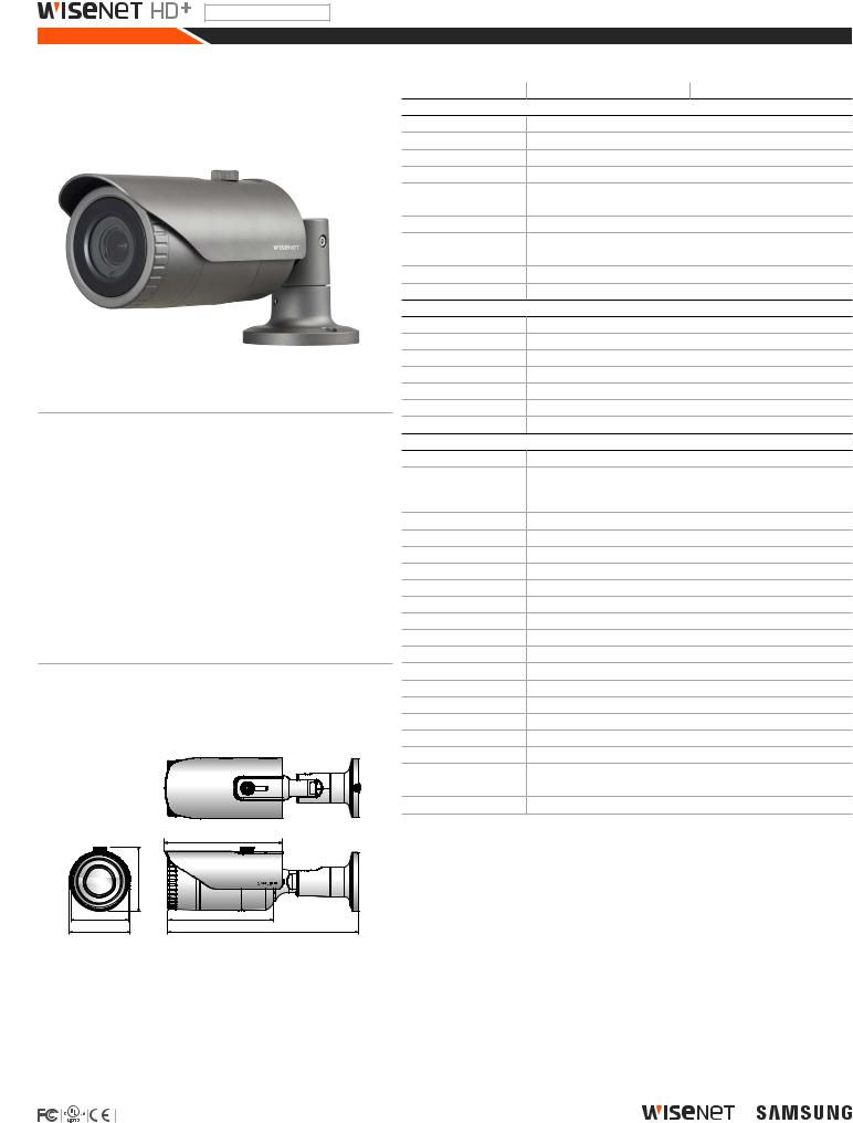 Samsung HCO-6080R Specsheet