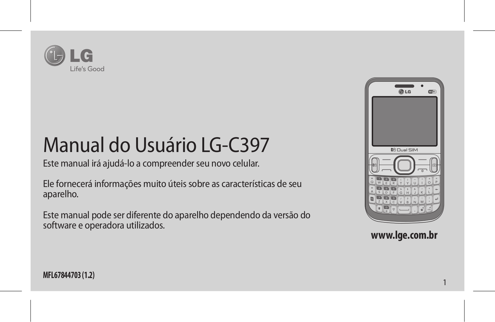 LG LGC397 Owner’s Manual