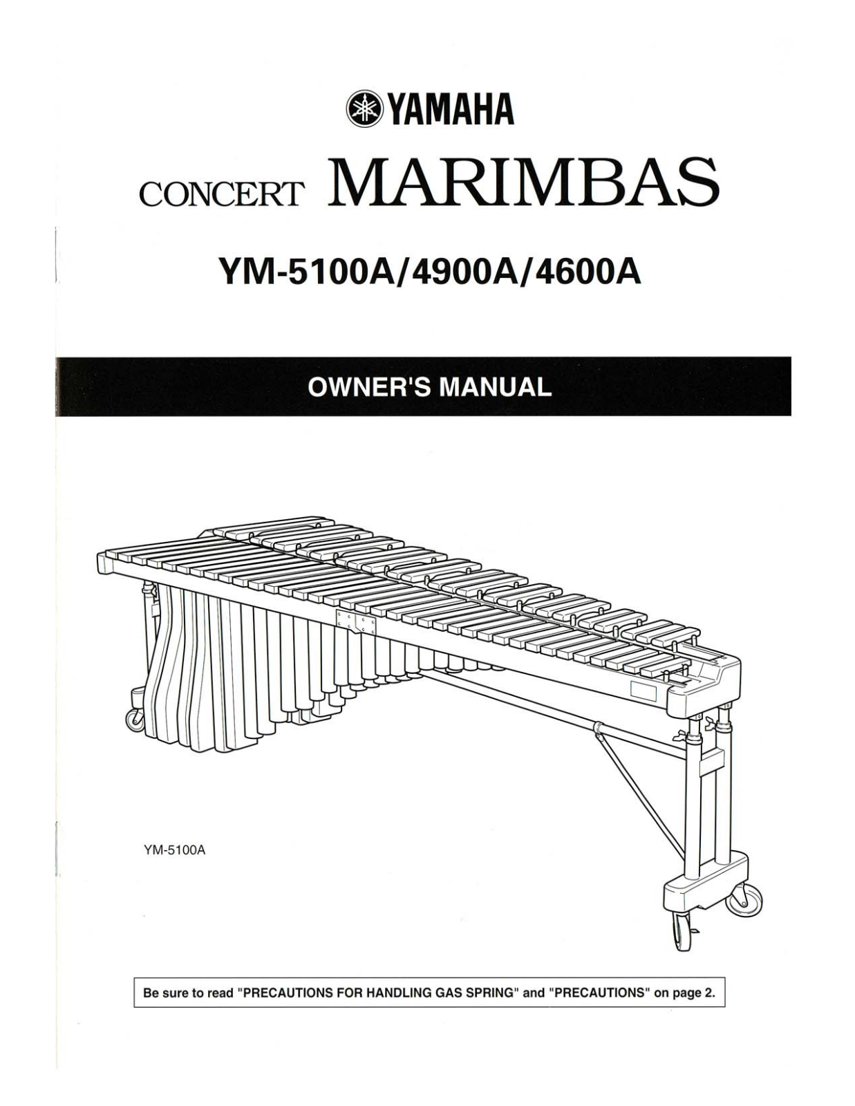 Yamaha YM-5100A, YM-4900A, YM-4600A User Manual