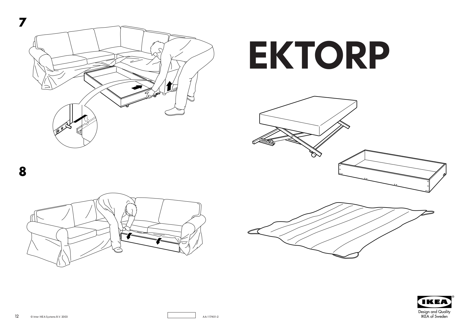 IKEA EKTORP User Manual