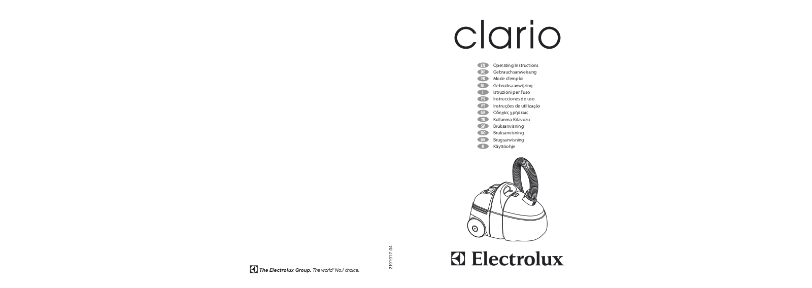 ELECTROLUX 7520 User Manual