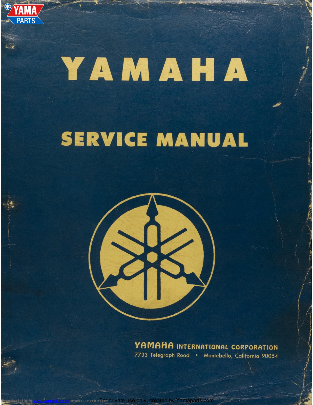 Yamaha YDS3 Service Manual