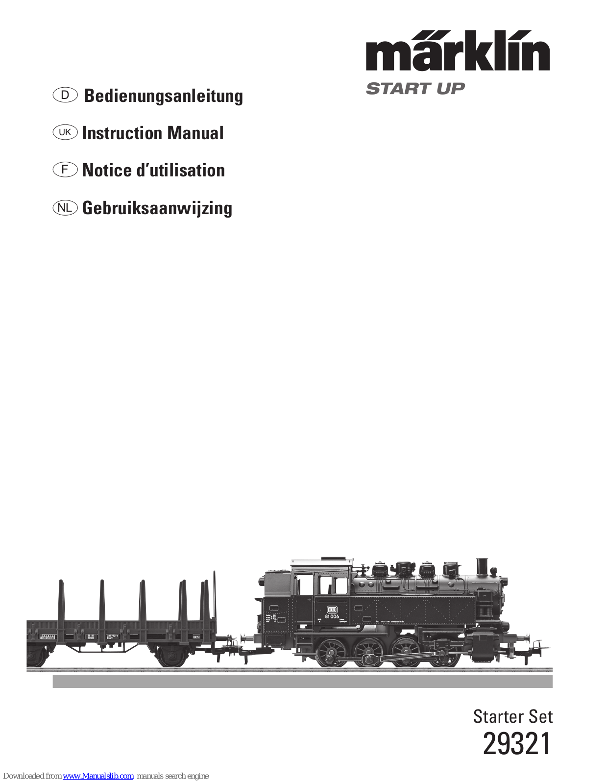 Märklin Start up 29321 Instruction Manual - ManualMachine.com