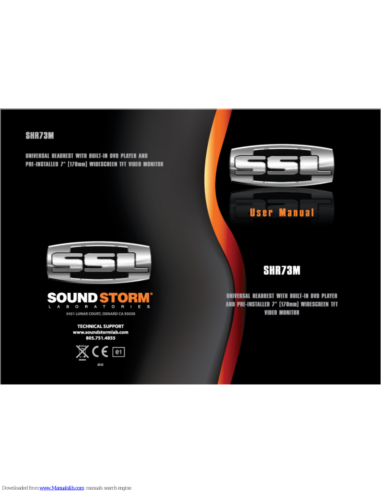 Ssl SHR73M User Manual - ManualMachine.com