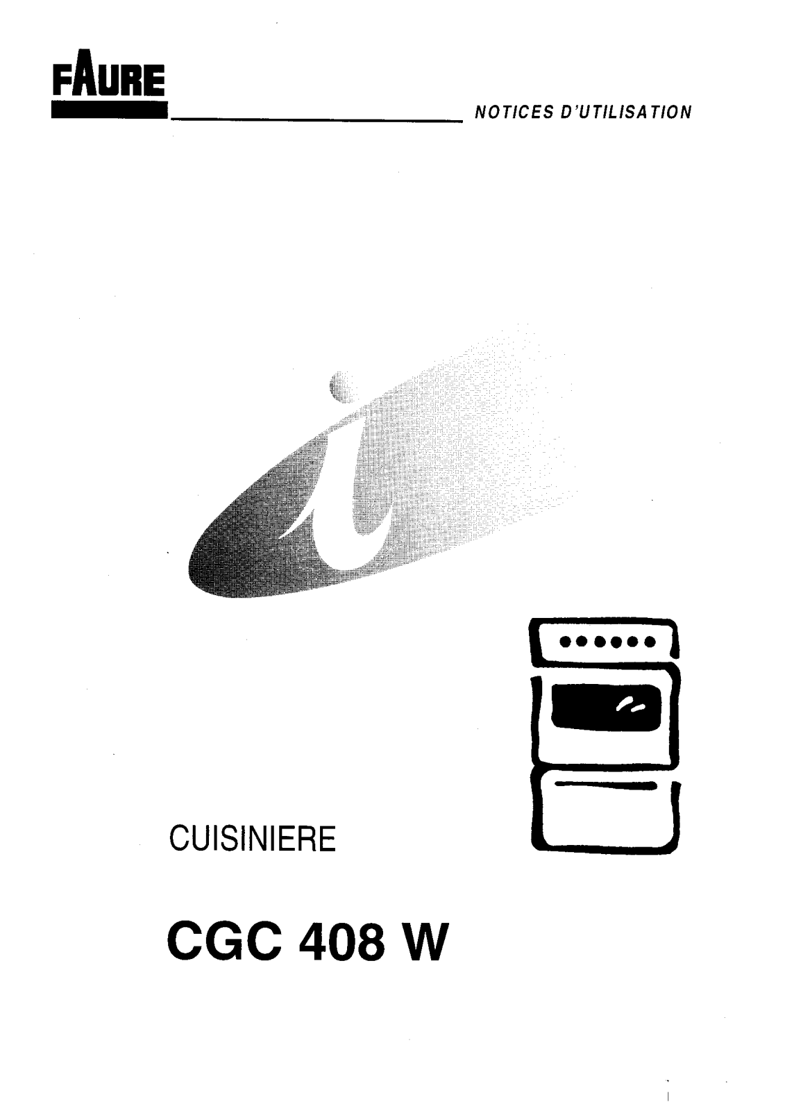 Faure CGC408W User Manual